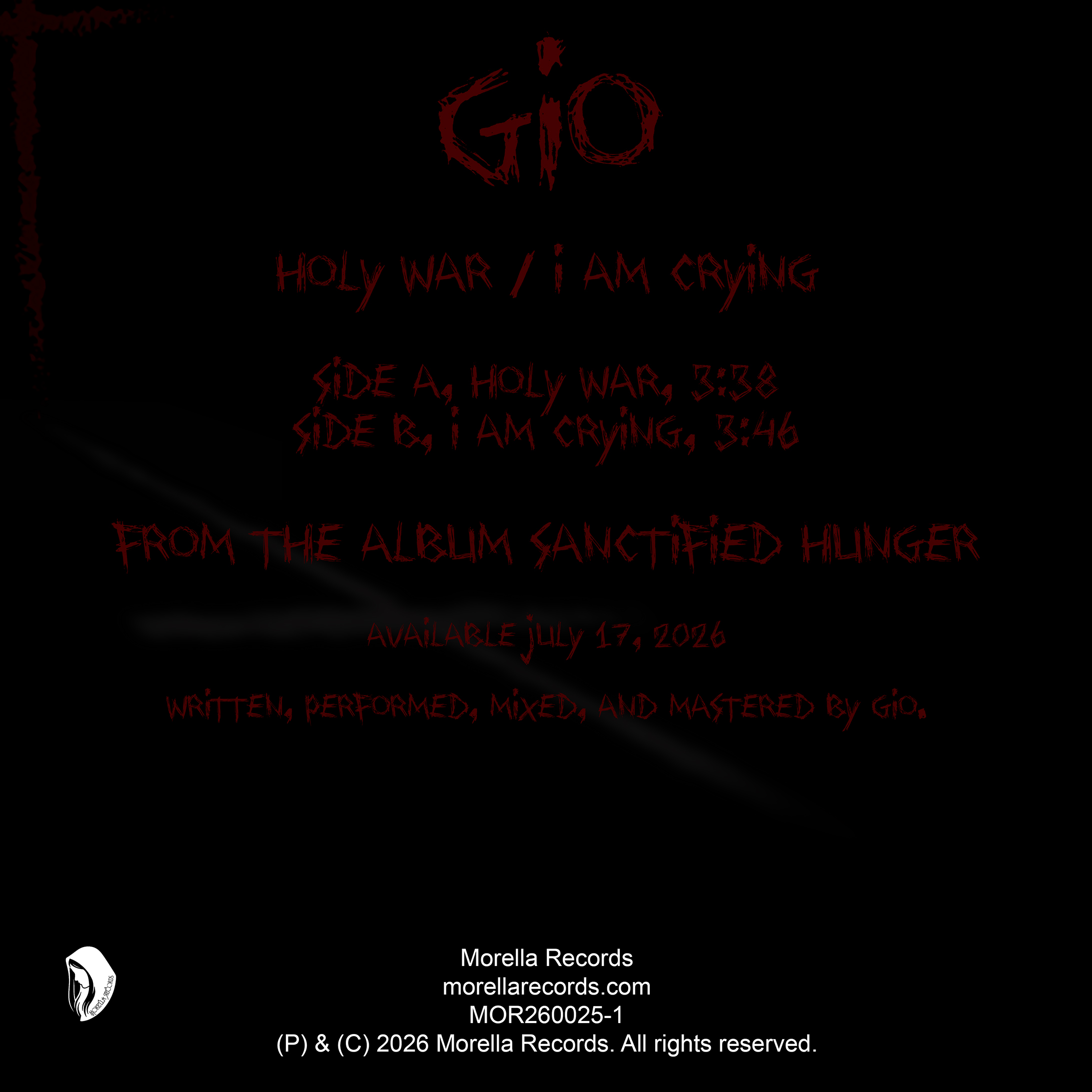 I Am Crying/Holy War - Image 2